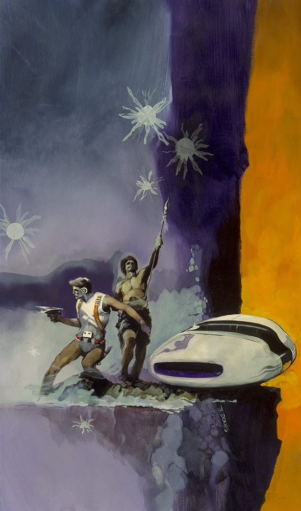 Jeffrey Catherine Jones, cover for Star Hunter & Voodoo Planet, 1968