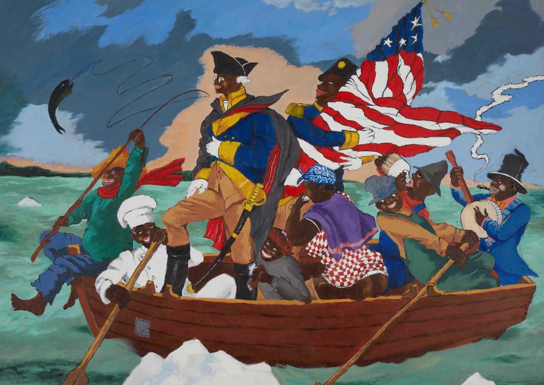 Robert colescott george washington