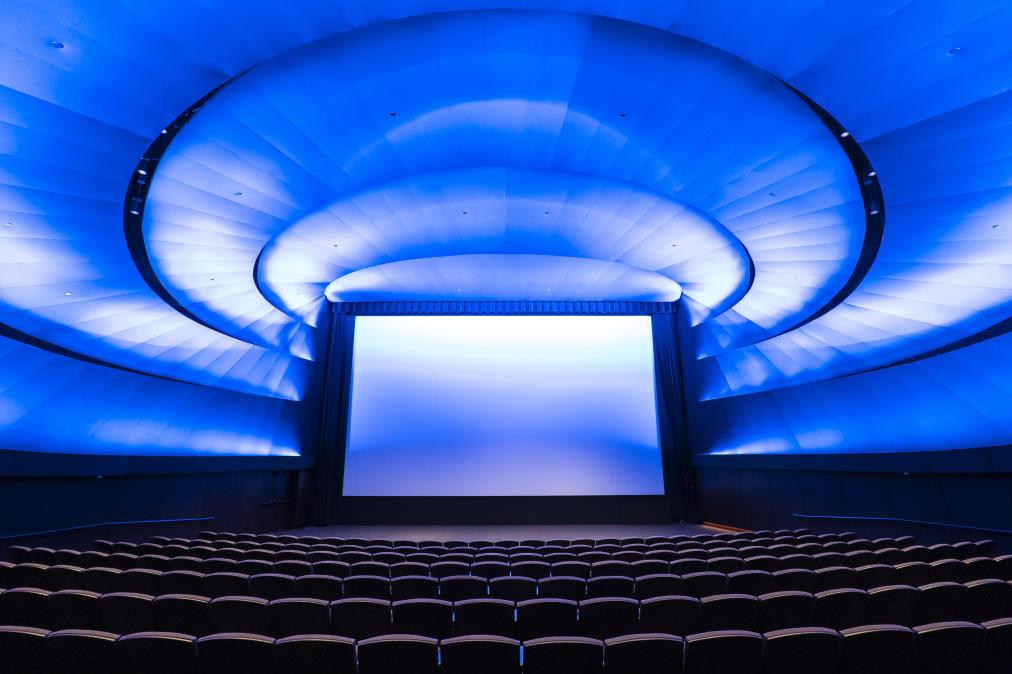 image of the Lucas Museum's cinematic theater