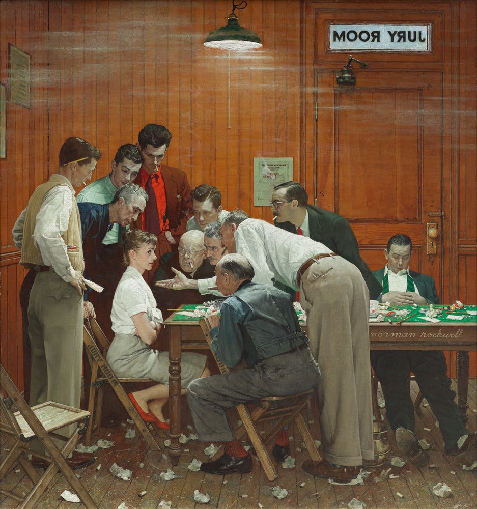 Normanrockwell thejury